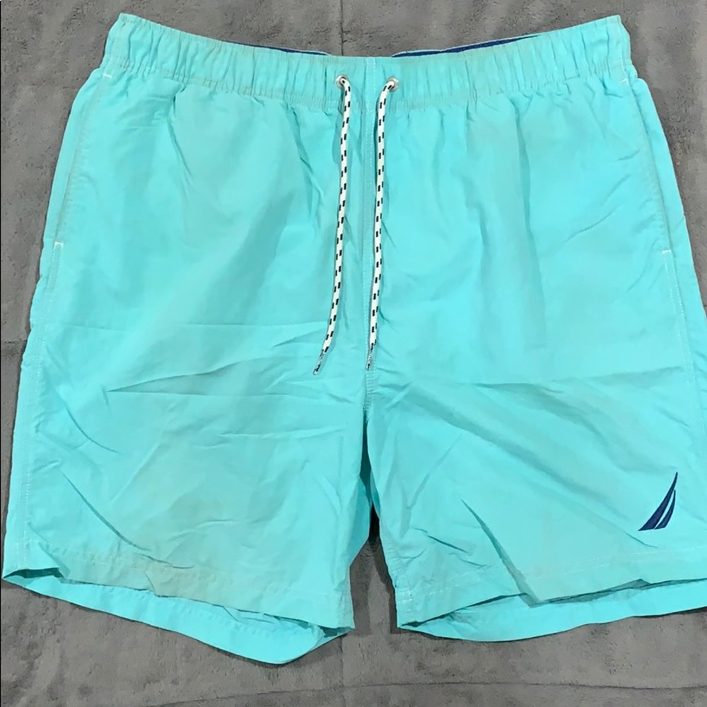 Nautical Blue Swim Trunks (Slightly Dirty)